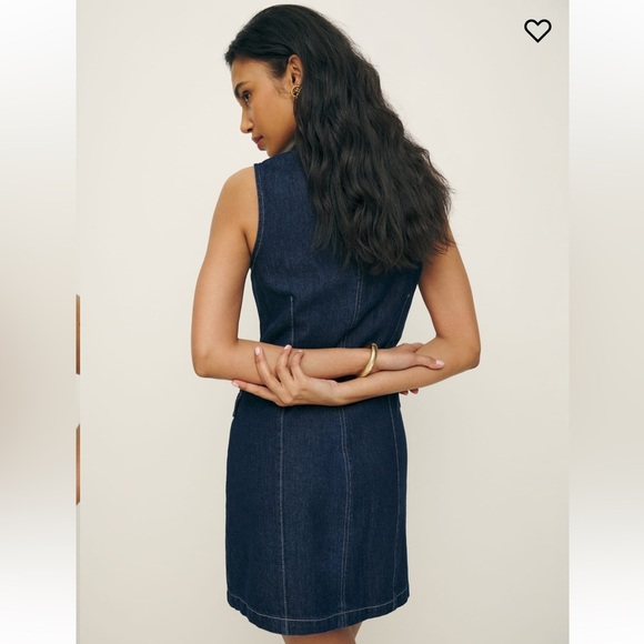 Reformation Savannah Denim Dress - Picture 3 of 6